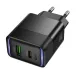 МЗП HOCO CS112A Lounge PD30W+QC3.0 charger EU Black mag-6942007680387153881