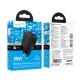 МЗП HOCO CS112A Lounge PD30W+QC3.0 charger EU Black mag-6942007680387153881