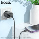 МЗП HOCO CS22A Value single port PD30W charger set(C to iP) Black mag-6942007609920132383
