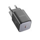 МЗП HOCO N43 Vista single port PD30W charger Starlight black mag-6942007620208137228