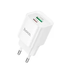 МЗП HOCO C147A Charm PD20W+QC3.0 charger White mag-6942007630276142173