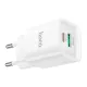 МЗП HOCO C147A Charm PD20W+QC3.0 charger White mag-6942007630276142173