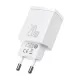 МЗП Baseus Compact Quick Charger U+C 20W EU White CCXJ-B02 mag-6953156207240144174
