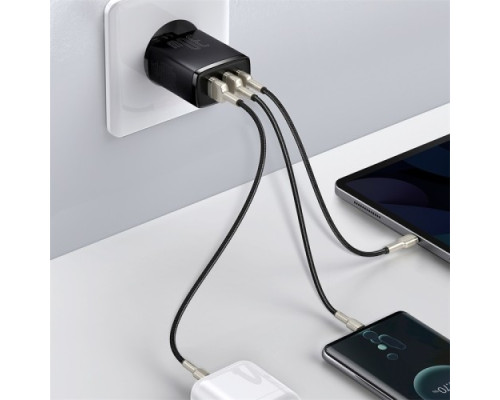 МЗП Baseus Compact Quick Charger 2U+C 30W EU Black CCXJ-E01 mag-695315620729556197