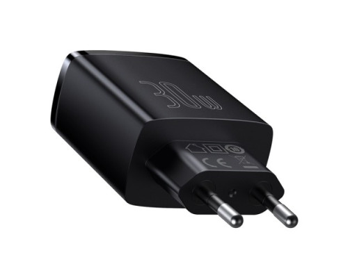 МЗП Baseus Compact Quick Charger 2U+C 30W EU Black CCXJ-E01 mag-695315620729556197