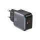 МЗП XO L152(EU) QC18W 1USB-A Fast Charger Чорний mag-6975837582194140443