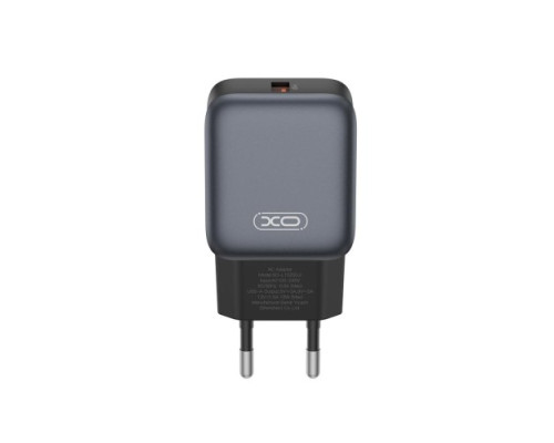 МЗП XO L152(EU) QC18W 1USB-A Fast Charger Чорний mag-6975837582194140443