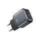 МЗП XO L152(EU) QC18W 1USB-A Fast Charger Чорний mag-6975837582194140443