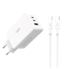 МЗП XO CE13 (EU) 65W GaN tech fast charging with Type-c cable Білий mag-692068084428919255