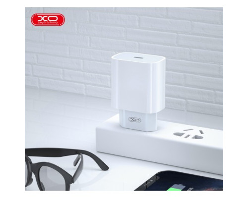 МЗП XO L129 EU 20W PD Fast charger Білий mag-6920680851232140370