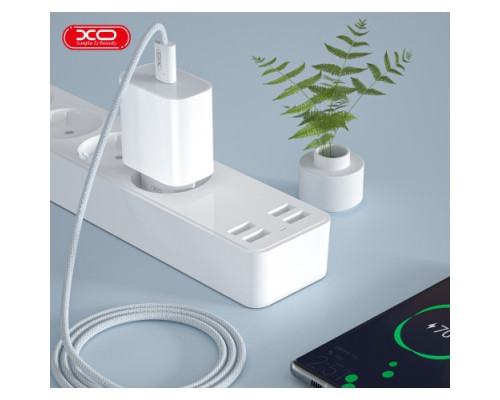 МЗП XO L129 EU 20W PD Fast charger Білий mag-6920680851232140370