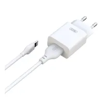 МЗП XO L99 2.4A Home charger with Lightning cable Білий mag-6920680827923147284