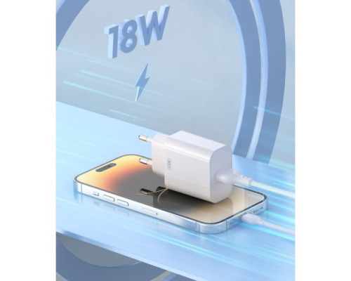 МЗП XO L103 (EU) QC3.0 18W Charger Білий mag-692068083213259864