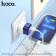 МЗП HOCO C125A Transparent tribute single-port PD20W charger set (C to iP) Blue/White mag-693147479836762038