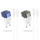 МЗП HOCO C125A Transparent tribute single-port PD20W charger set (C to iP) Blue/White mag-693147479836762038