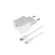 МЗП Baseus Palm Fast Charger 1C 20W Cable Type-C to Lightning White E0116400 mag-6932172696702153214