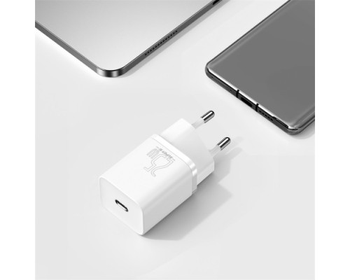 МЗП Baseus Super Si Quick Charger 1C 25W EU White CCSP020102 mag-6932172603731128844