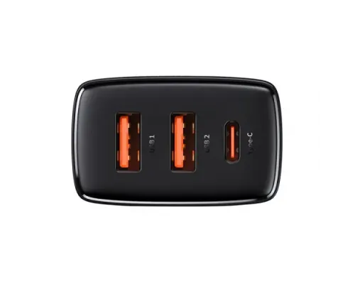МЗП Baseus Compact Quick Charger 2U+C 30W EU Black CCXJ-E01 дефект пакування mag-2000001589076147455