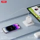 МЗП XO L140 (EU) 35W GaN Nitride (2USB-C) Fast Charging Білий дефект пакування mag-2000001612729154011