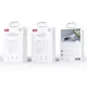 МЗП XO L140 (EU) 35W GaN Nitride (2USB-C) Fast Charging Білий дефект пакування mag-2000001612729154011
