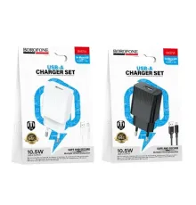 МЗП BOROFONE BAS71A Source 1USB/2.1A Micro білий mag-6941991122606146054