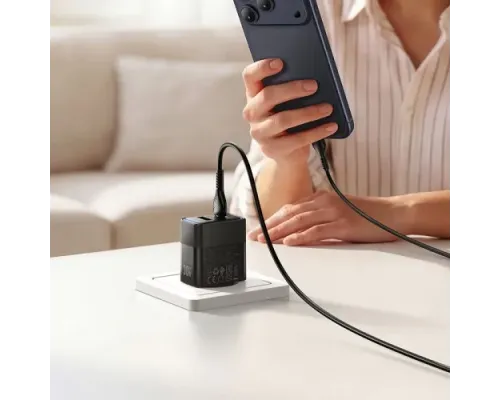 МЗП HOCO CS112A Lounge PD30W+QC3.0 charger EU White mag-6942007680394153882