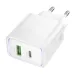 МЗП HOCO CS112A Lounge PD30W+QC3.0 charger EU White mag-6942007680394153882