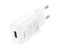 МЗП HOCO C134A Solid single port charger White mag-6942007621304139069