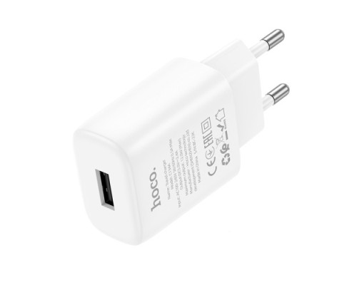 МЗП HOCO C134A Solid single port charger White mag-6942007621304139069