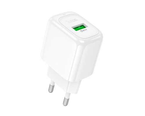 МЗП HOCO CS52A Surplus single-port QC3.0 charger White mag-6942007631457138130