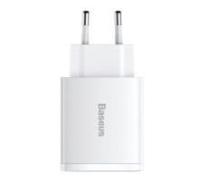 МЗП Baseus Compact Quick Charger 2U+C 30W EU White CCXJ-E02 mag-695315620730156198