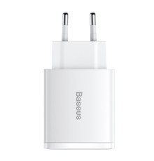 МЗП Baseus Compact Quick Charger 2U+C 30W EU White CCXJ-E02 mag-695315620730156198