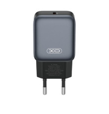 МЗП XO L153(EU)PD20W 1USB-C fast charger Чорний mag-6975837582231140444