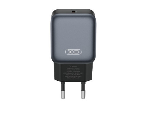 МЗП XO L153(EU)PD20W 1USB-C fast charger Чорний mag-6975837582231140444