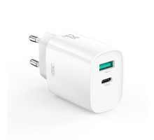 МЗП XO CE29 20W 1USB-A+1USB-C Fast Charger Білий mag-692068085898960186