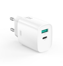 МЗП XO CE29 20W 1USB-A+1USB-C Fast Charger Білий mag-692068085898960186