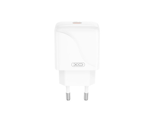 МЗП XO L141 20W Single USB-C Fast Charger with Lightning cable Білий mag-692068085893460896