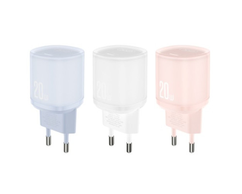 МЗП XO L143(EU) PD20W Single USB-C Charger Синій mag-692068085960360197