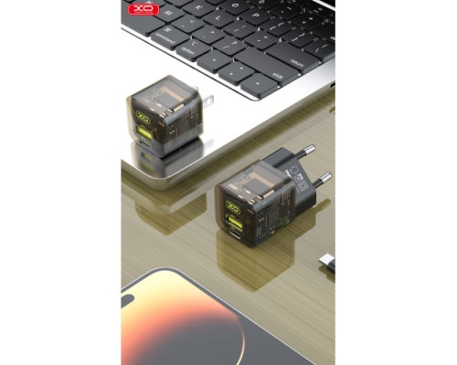 МЗП XO CE05(EU) PD30W+QC3.0 18W fast charger Коричневий mag-692068083267519257
