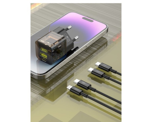 МЗП XO CE05(EU) PD30W+QC3.0 18W fast charger Коричневий mag-692068083267519257