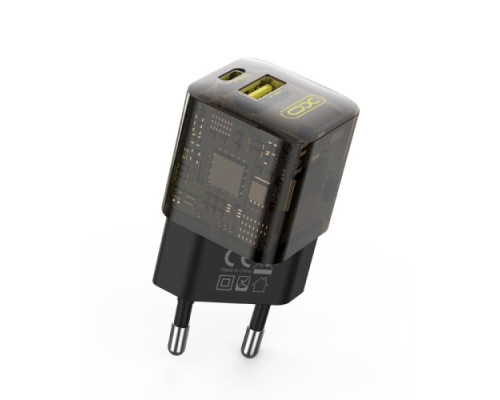 МЗП XO CE05(EU) PD30W+QC3.0 18W fast charger Коричневий mag-692068083267519257