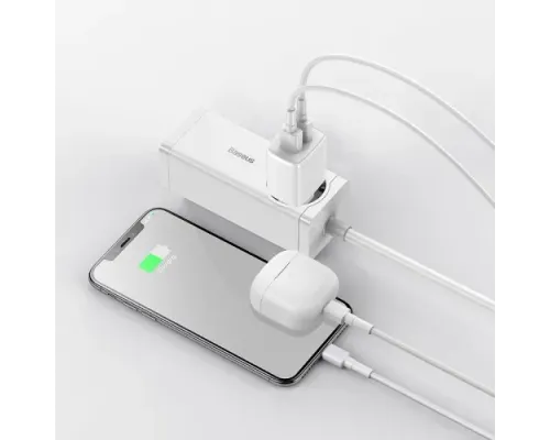 МЗП Baseus Compact Charger 2U 10.5W EU White CCXJ010202 mag-6932172606916145673
