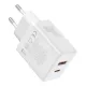 МЗП Baseus Cube Fast Charger C+U 30W EU Cluster White P10111404213-00 дефект mag-2000001589236144924