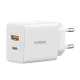 МЗП Baseus Cube Fast Charger C+U 30W EU Cluster White P10111404213-00 дефект mag-2000001589236144924