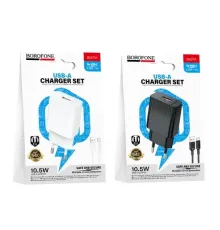 МЗП BOROFONE BAS71A Source 1USB/2.1A Type-C чорний mag-6941991122613146055