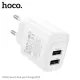 МЗП HOCO C141A Smart dual-port charger(EU) 5V/2.1A White mag-6942007627856152119