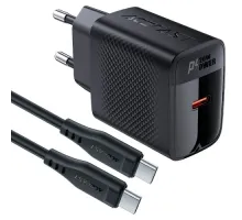 МЗП ACEFAST A82 PD20W GaN (USB-C) Cable Type-C to Type-C 1,2m Black mag-6974316280057153263