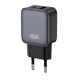 МЗП XO L154(EU) PD20W/QC18W(1A1C) fast charger Чорний mag-6975837582262140445