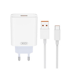 МЗП XO L164(EU) 120W Fast Charger for Xiaomi TYPE-C cable (Factory Cable) білий mag-6975837583788140467