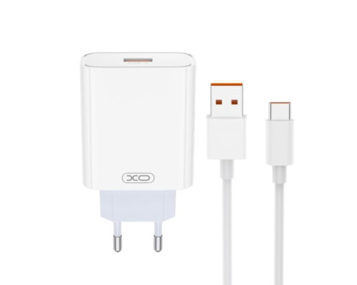 МЗП XO L164(EU) 120W Fast Charger for Xiaomi TYPE-C cable (Factory Cable) білий mag-6975837583788140467